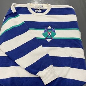 VTG Pringle Of Scotland Nick Faldo Sport Collection Golf Sweater 100% Co…